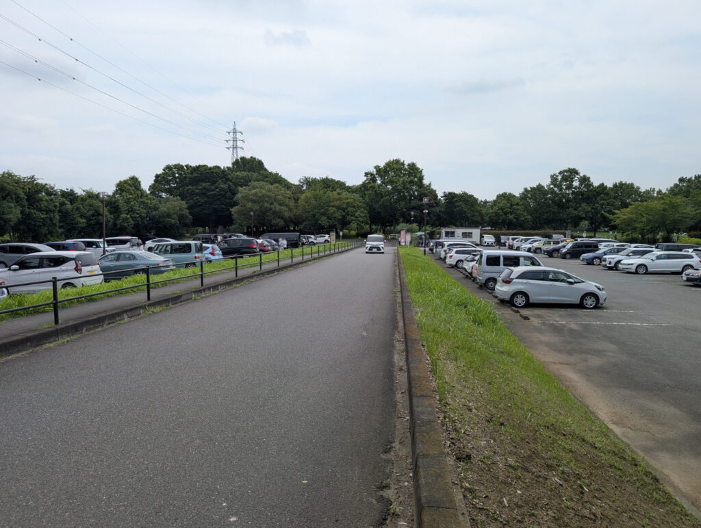 10:20帰り頃の駐車場の様子